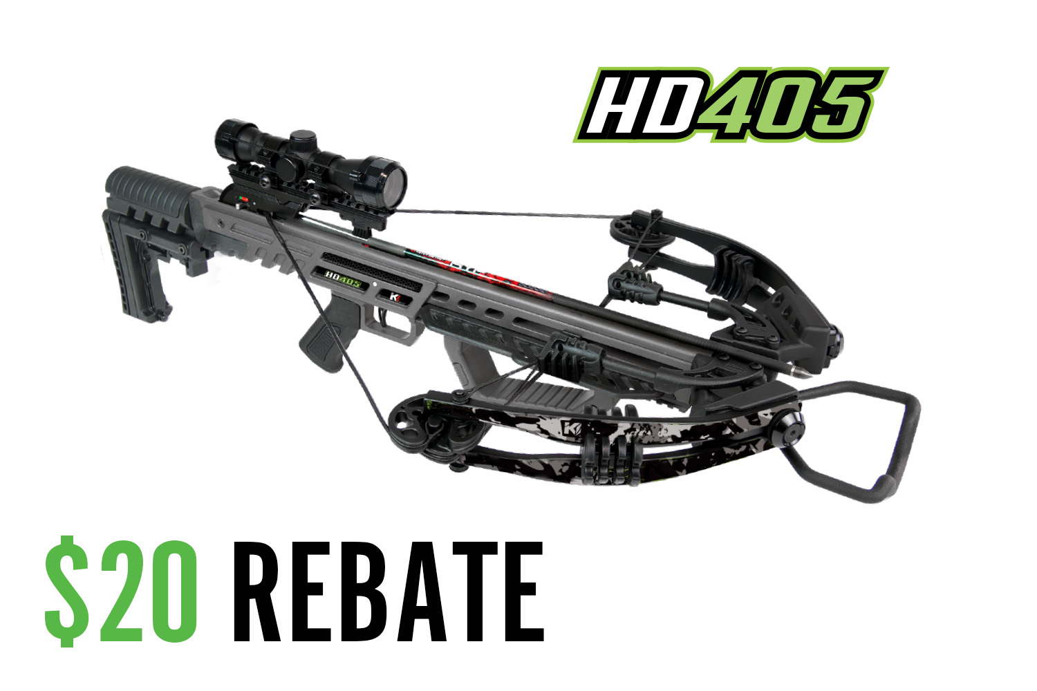 HD 405 KI Crossbow rebate