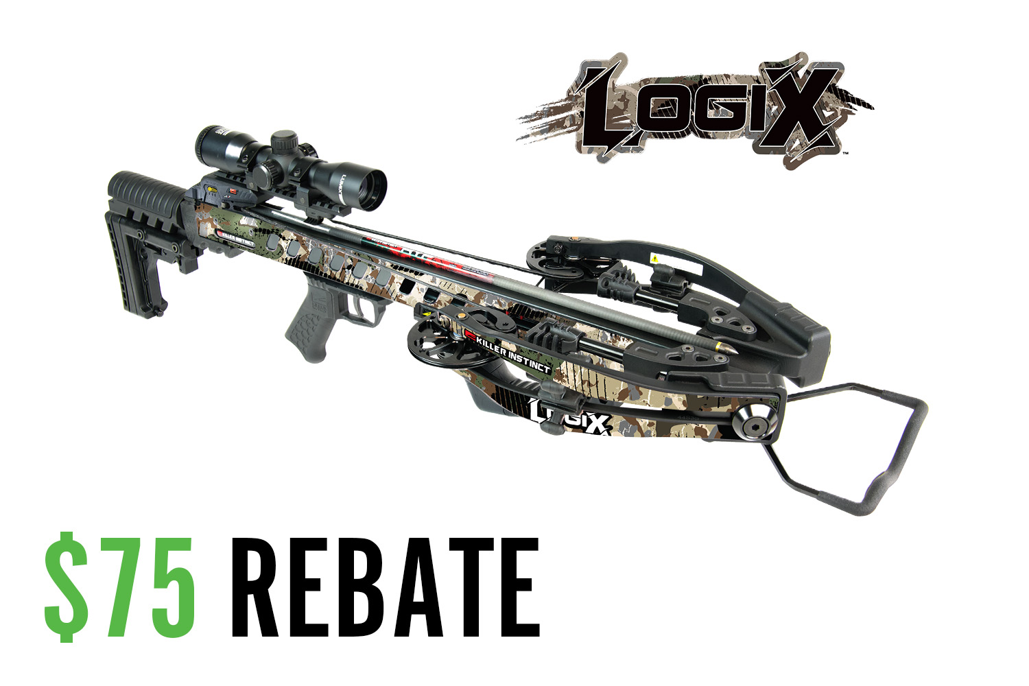 KI Crossbows Logix D435 ecocking Crossbow rebate